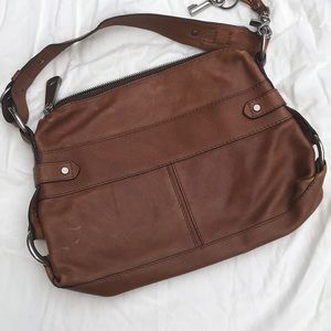 Fossil Fifty-Four Brown shoulder bag